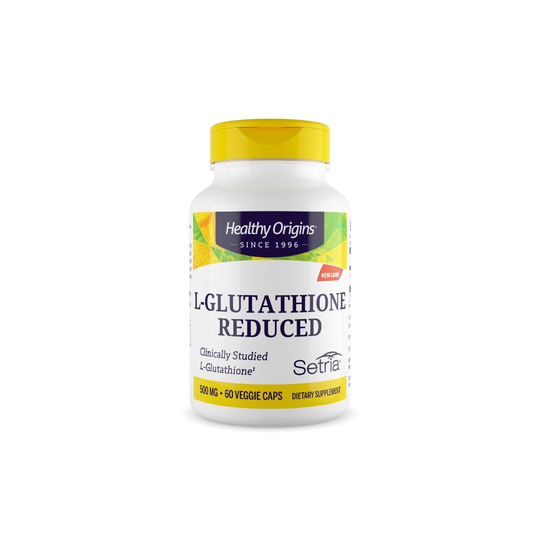 Setria, L-Glutathione Reduced, 500 mg, 60 Capsules - Healthy Origins