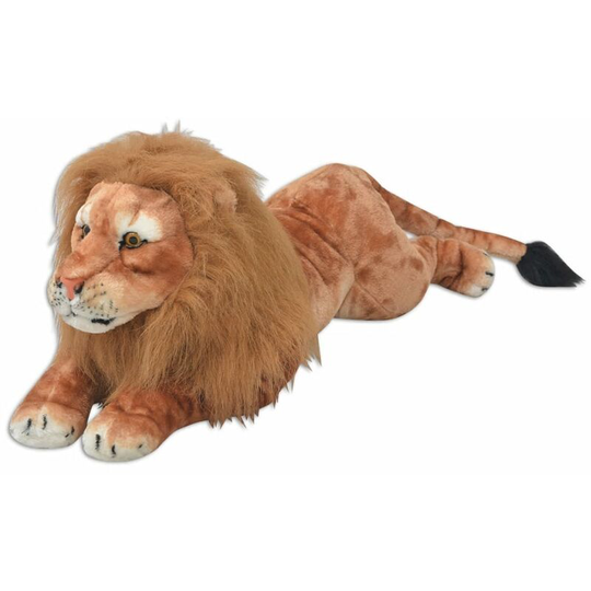 Lion Toy Plush Brown xxl - Brown