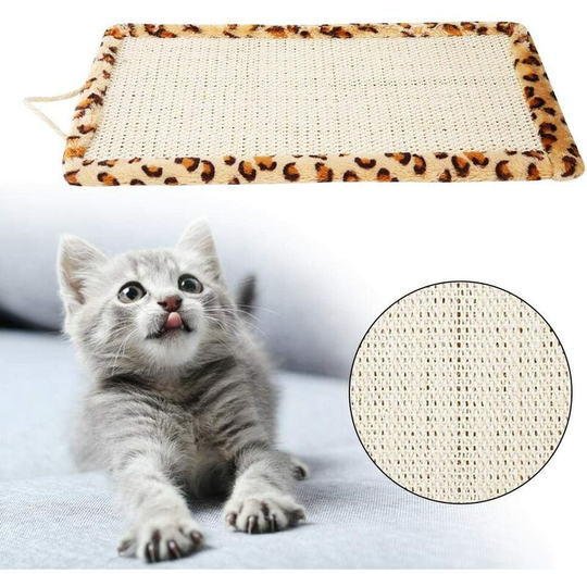 Litzee - Sisal Cat Scratching Post - for Cat - for Furniture Protection