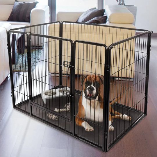 Flamingo Dog Kennel Kazan M 109 x 72 x 72cm Black