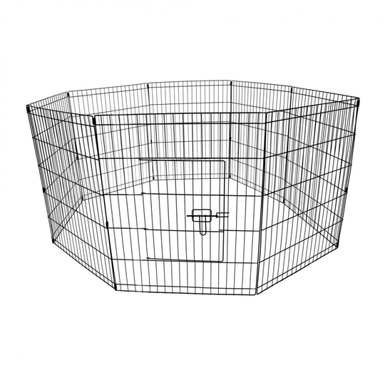 Oypla Medium 76cm Folding Pet Dog Rabbit Run Play Pen Cage Enclosure Fence