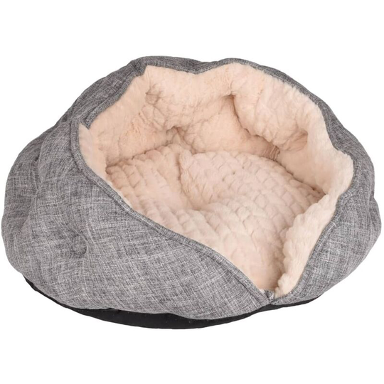 Flamingo - Cat Cave Zupo 49x49x25 cm Round Grey and Cream Multicolour