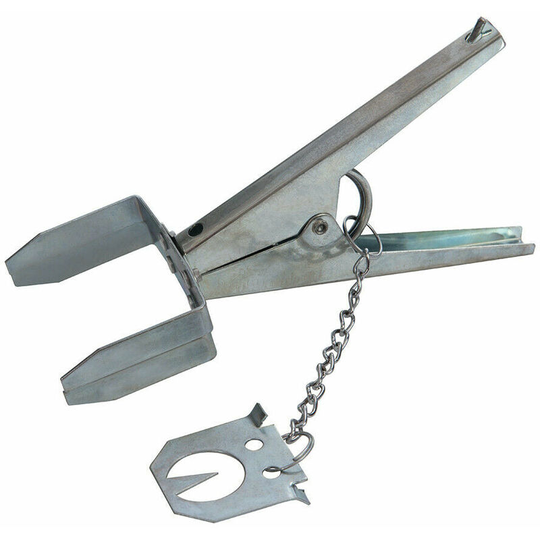 185mm Scissor Mole Trap Tunnel Run Spring Loaded Rodent Catcher Outdoor Rated