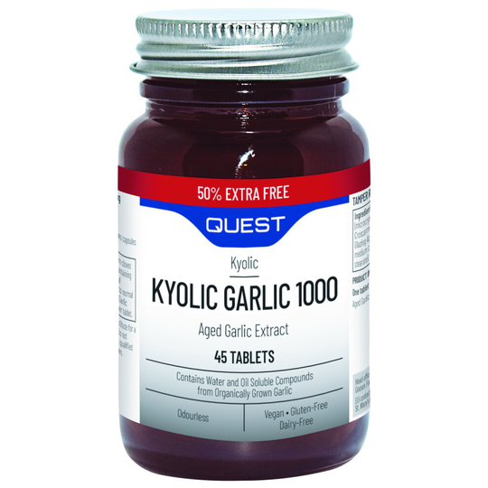Quest Vitamins Kyolic Garlic 1000mg Tabs 45 (P601921)