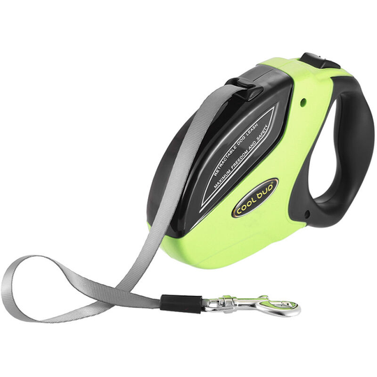 Retractable Dog Walking Leash with Break&Lock Button 16ft Nylon Ribbon for Small/Medium/Large Dogs up to 110lbs
