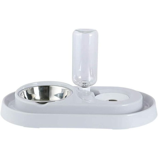 Double Cat Water Dispenser and Food Bowl Set, Anti-Spill Stable Separation Design with Dog Water Dispenser