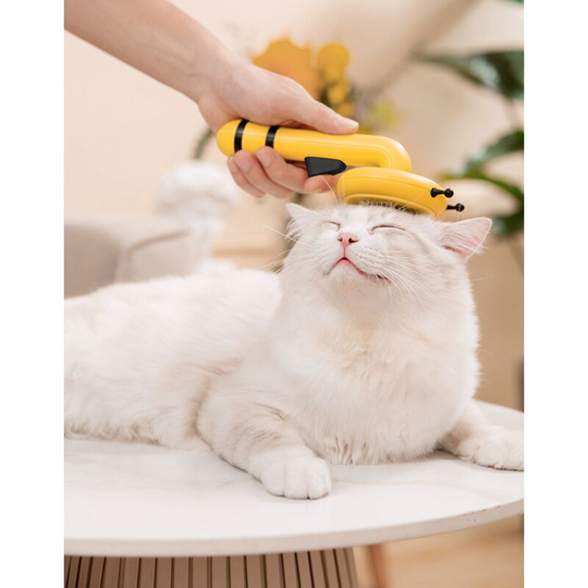 Self-Cleaning Pet Brush for Dogs, Cats, Puppies, Rabbits, Dog Grooming Brush Tool, Gently Removes Loose Undercoat, Matted Cat Mats for Short and Long