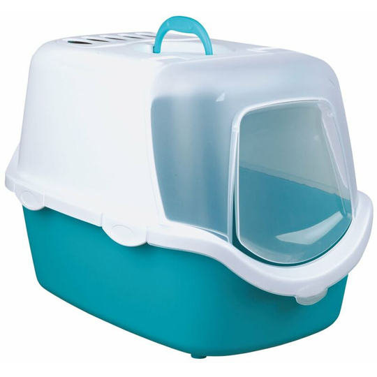 Trixie - Cat Litter Tray Vico Turquoise and White Multicolour