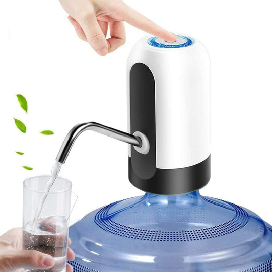 Water Bottle Pump, Automatic Water Dispenser, usb Charging Drinking Portable Electric Switch for Universal 3-5 Gallon Bottle For Outdoor Home Office