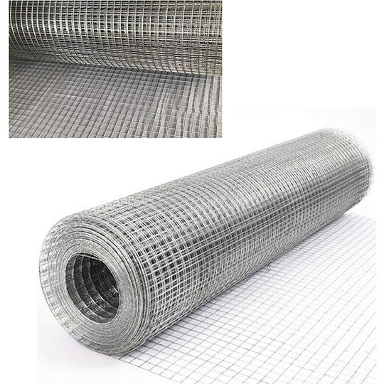 Day Plus - Welded Wire Mesh 2ft x 49ft Hot Dipped Galvanised Steel Stainless Steel Woven Wire Mesh Durable Air Brick Vent Mesh Cover Garden Netting