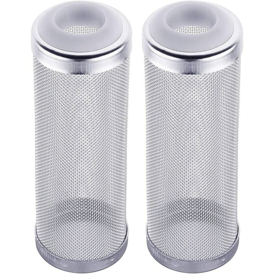 Betterlifegb - Aquarium Filter Guard Filter Guard Mesh Protection Safety Fish Shrimp Mesh Filter Stainless Steel Filter Guard Prevent 2x Fish and