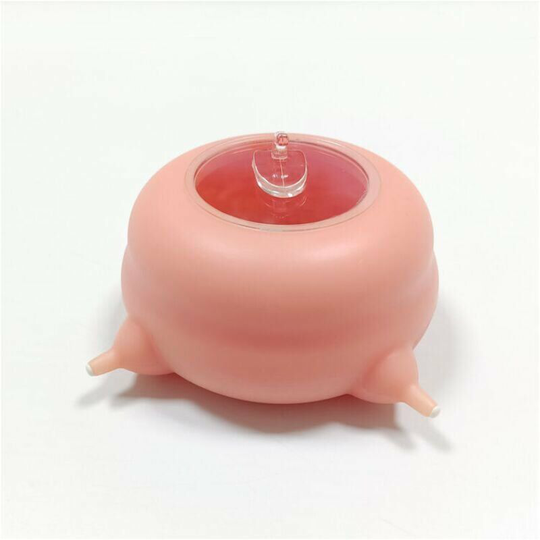 Bearsu - Puppy Silicone Milk Feeder, Puppy Kitten Silicone Feeder, Milk Feeder for Small Pets, Puppy, Kitten, 200ml, 4 Pacifiers