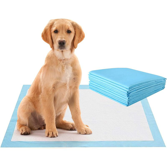 Costway - Puppy Training Pads,Super Absorbent & Leakproof Dog Cat Pee Pad with 5-Layer Design, Disposable Pet Floor Toilet Mats (75*75CM 150 Pack)