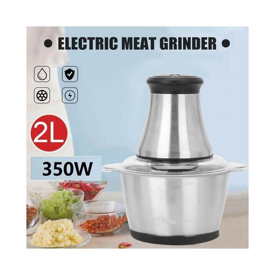 Food Processor Electric Chopper 2L Meat Grinde Vegetables Fruit Nut