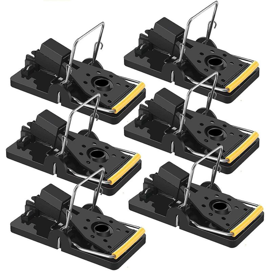 Mouse Traps Reusable Snap Mice Traps,6 Pack Mouse Traps For Indoor & Outdoor That Work Rod,11