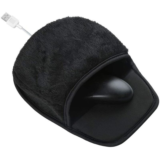 Heated Mouse Pad for Hands, usb Heated Mouse Pad with Wrist Pad, usb Computer Hand Warmer, Heated Mouse Pad for Men and Women, Office, Laptop, Work