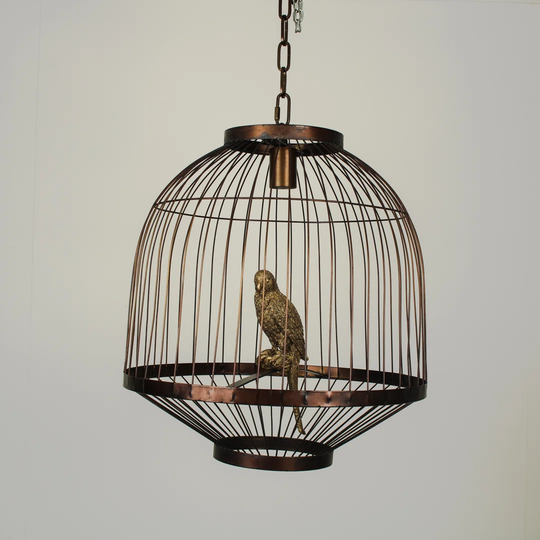 Pawhuska 52Cm Aluminium Dome Top Hanging Bird Cage with Stand