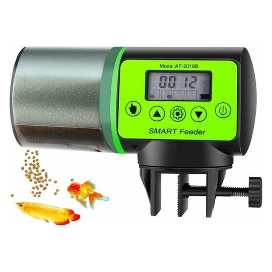 200ML Automatic Fish Food Aquarium Feeder Smart Vacation Pet Timer LCD Display