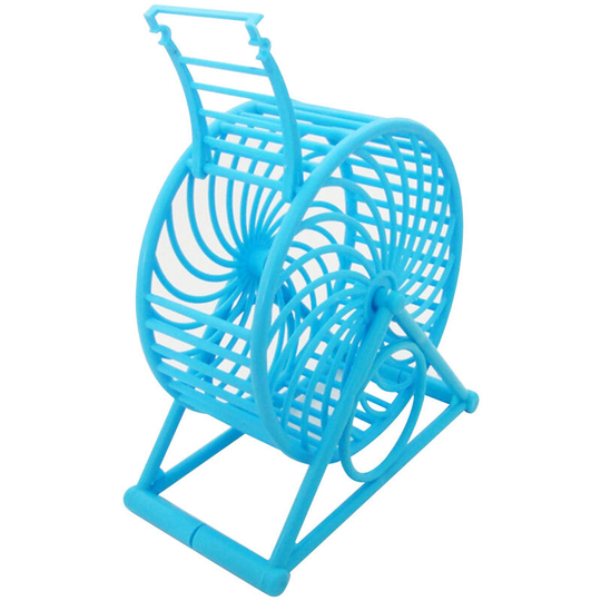 Echoo - Hamster Running Wheel Pet Jogging Hamster Sports Running Wheel Sports Wheel Hamster Cage Toy New Small Small Fitness Wheel (Color : Blue,