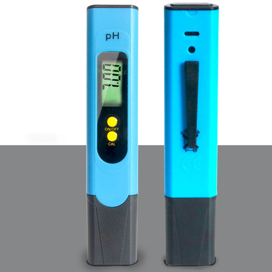 Ph Test Pen High Precision Portable ph Detecting Instrument Fish Tank ph Tester, Automatic Calibration, Backlight, Blue