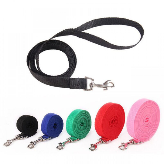 Dog Lanyard, Dog Training Leash, Long Dog Leash with Handle, Black 15m