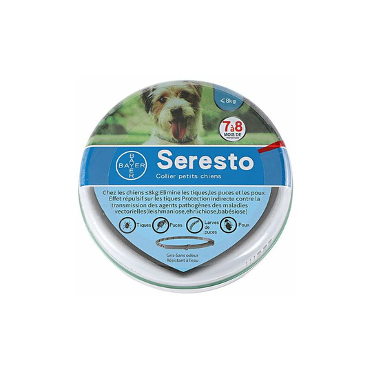 Flea and tick collars for small dogs - Under 8 kg (38 cm)