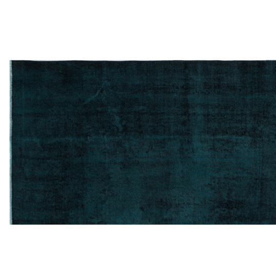 One-of-a-Kind Kitt Hand-Knotted 1960s 195cm x 315cm Wool Area Rug in Black