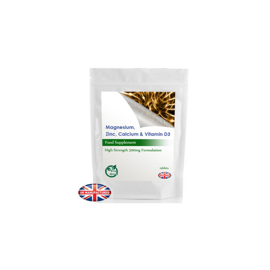 120 Tablets x Calcium, Magnesium, Zinc & Vitamin D3, Teeth & Bones UK