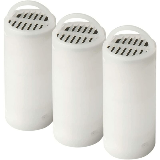 Replacement Charcoal Filter for Pet Water Fountain 360 in plastic or stainless steel - set of 3