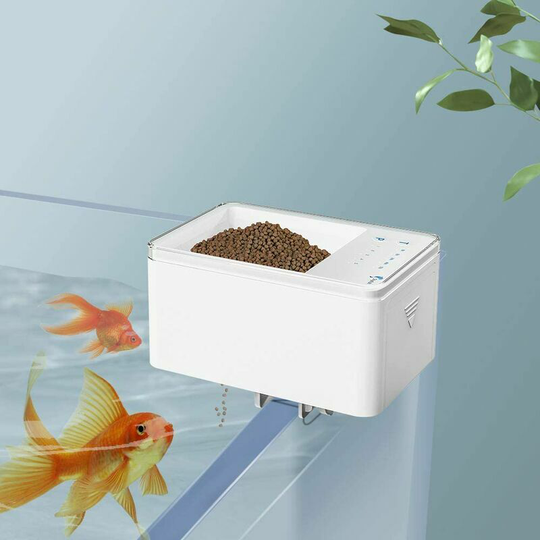 Automatic Fish Feeder,Smart Fish Food Dispenser Digital Timer,70ML Battery Operated Automatic Feeder for Aquariums and Fish Tanks,