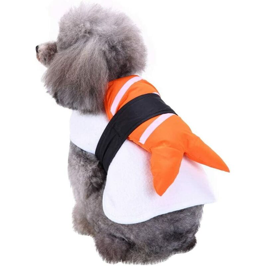 Sushi Chef Clothes Kimono Cosplay Clothes Funny Pet Dog Puppy Pet Party Clothes Polyester(L)