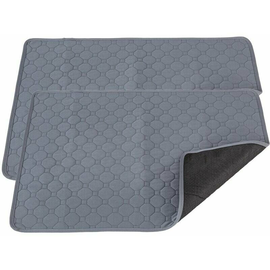 2X Dog Trainer Pads, Washable Puppy Potty Pads, Ultra Absorbent, Reusable Pads for Pets Training,L-100x72cm
