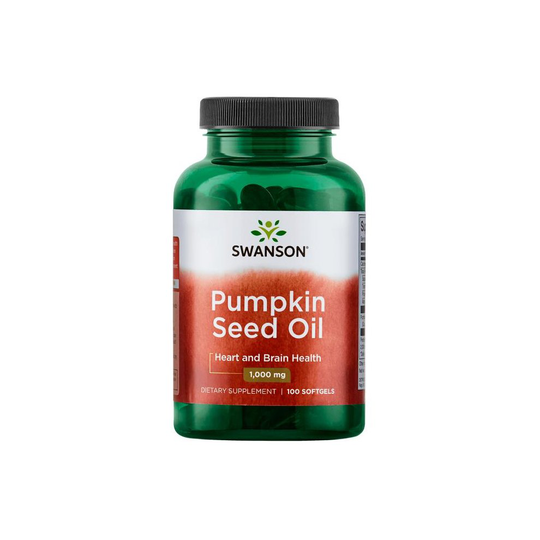 SWANSON PREMIUM PUMPKIN SEED OIL SOFTGELS 1000mg 100 CAPSULES
