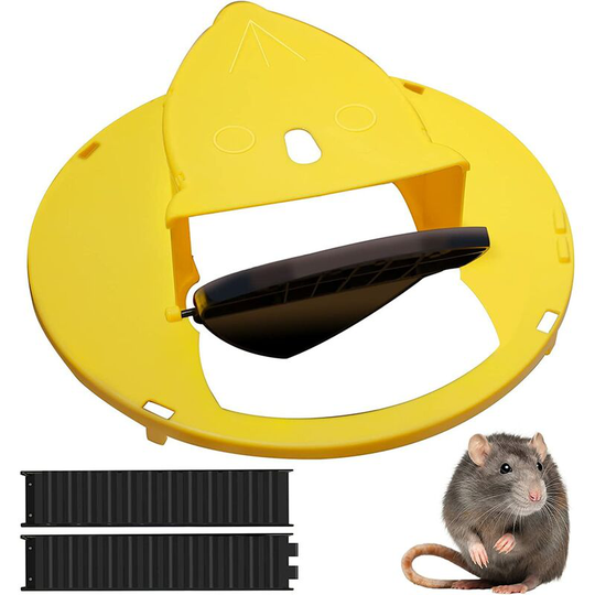 Hiasdfls - Mouse Trap Rat Bucket Slide Bucket Lid Mouse Trap Attrape Flip Bucket Lid Tapetteà Compatible Balance Indoor And Outdoor Auto Reset Mouse