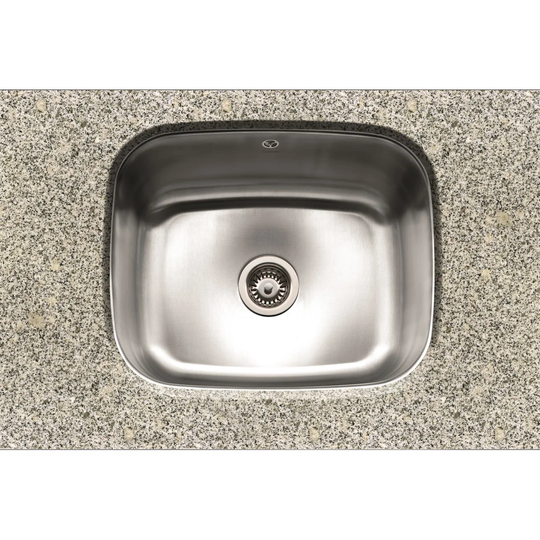 Form 55.7cm x 45.2cm Single Bowl Undermount Kitchen Sink