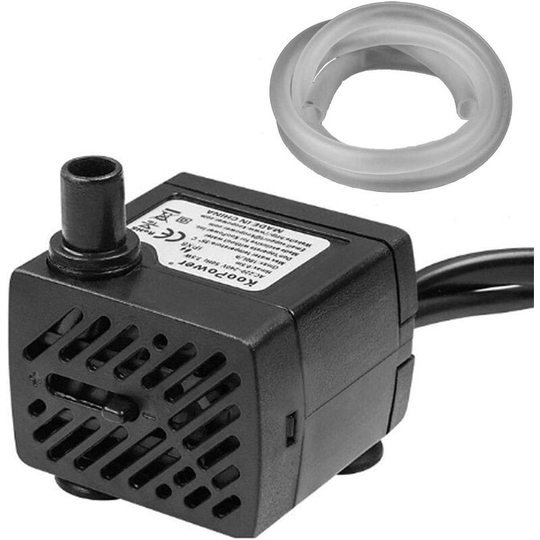 Joorrt - 48GPH [180L/H] 3W ultra quiet water pump, small aquarium, fish pond, turtle, aquatic animals, sculpture, garden, moving boat, pond,