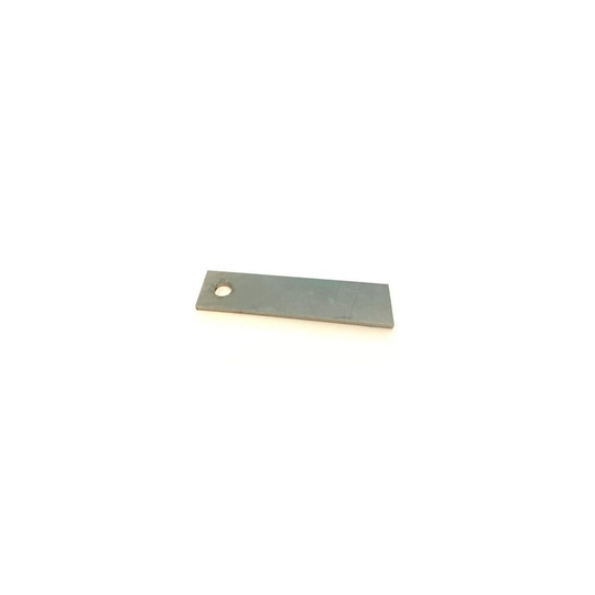 Single 6 Mm Hole Flat Plate (15 X 2 X 58 Mm) - T316 Marine Grade Stainless Steel