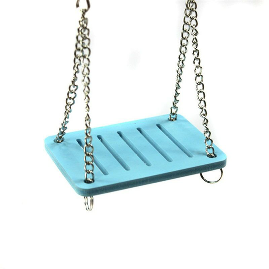 Cute Parrot Hamster Small Swing Hanging Bed Shake Suspension House Props Pet Products Toy xobw