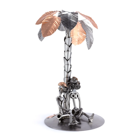 Pair of Palm Trees Prudhomme Screw Man