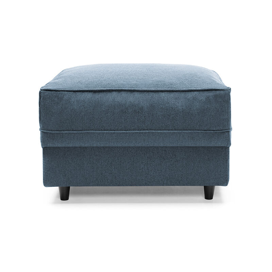 Darcy Footstool - color Teal - Teal