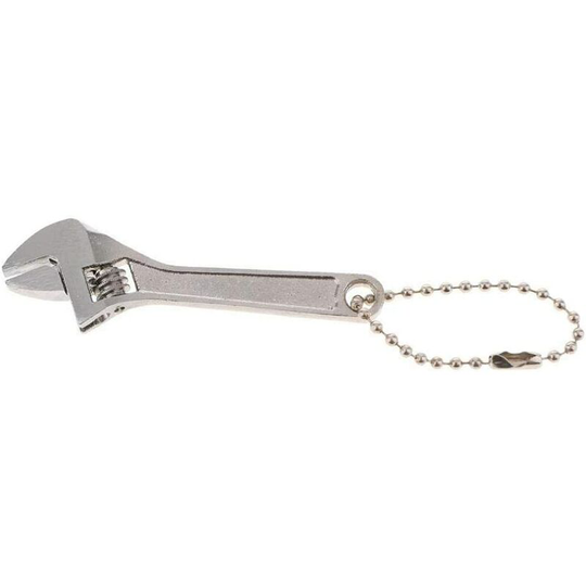 Aougo - 2.5 Inch Adjustable Wrench Small Gear Shift Wrench Mini Repair And Maintenance Hand Tool For Tightening Or Loosening Nuts And Bolts