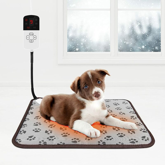 Joorrt - Pet heating cushion for pet heating cushion for pets cats cats 50.8 x 38.1 cm, electric heating carpet interior for animals in steel