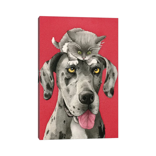 Kitten Around by Tracy Lizotte - Painting Print on Canvas