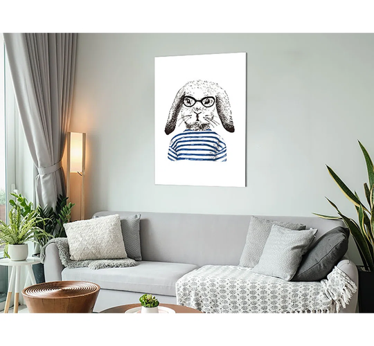 Roger The Rabbit Metal Print