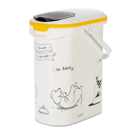 Curver Pet Food Container Dinner is Served Dog 10L