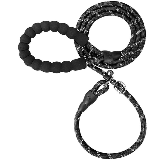 Non-Slip Dog Leash for Small Puppies - Black 3m, Medium and Large Dogs, Training and Walking, Climbing Rope Leash