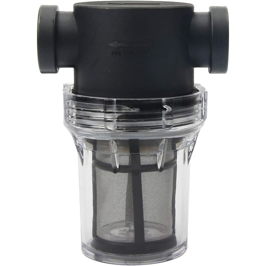 Osqi - Pipeline 1/2' Water Pump Filter with 100 Mesh Stainless Steel Screen, Inline Mesh Filter for Garden Watering
