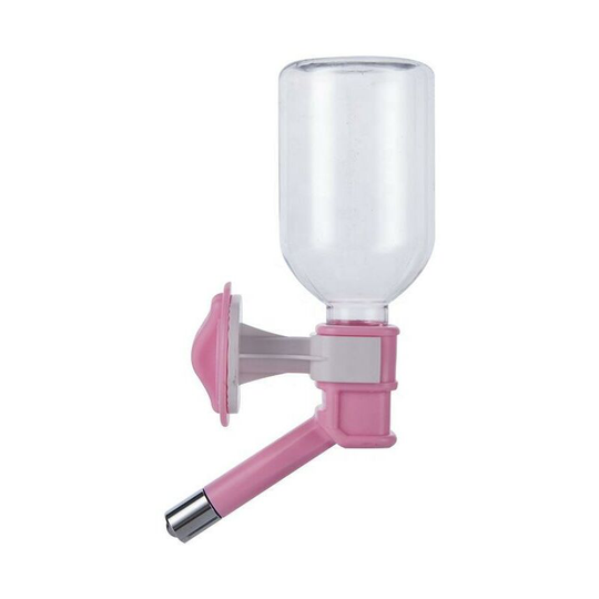 Poodle Pet Water Dispenser for Cage or Kennel - Gravity Hydration Fountain with Spout for Dogs, Cats, Hamsters, Rabbits and Other Small Animals...