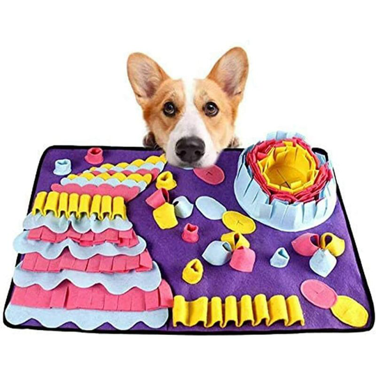 Snuff Mat, Pet Feeding Mat Pet Feeding Mat Interactive Dog Toys Encourage Natural Skills (19.6 'x 27.5') - Langray