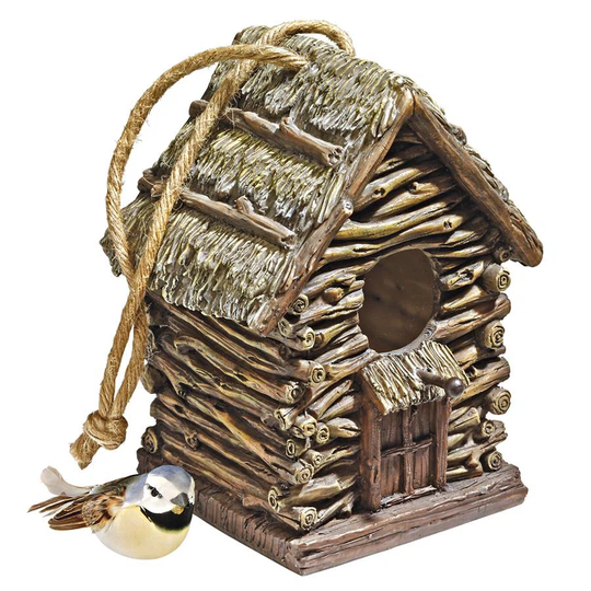 Cottage Bird House Statue
